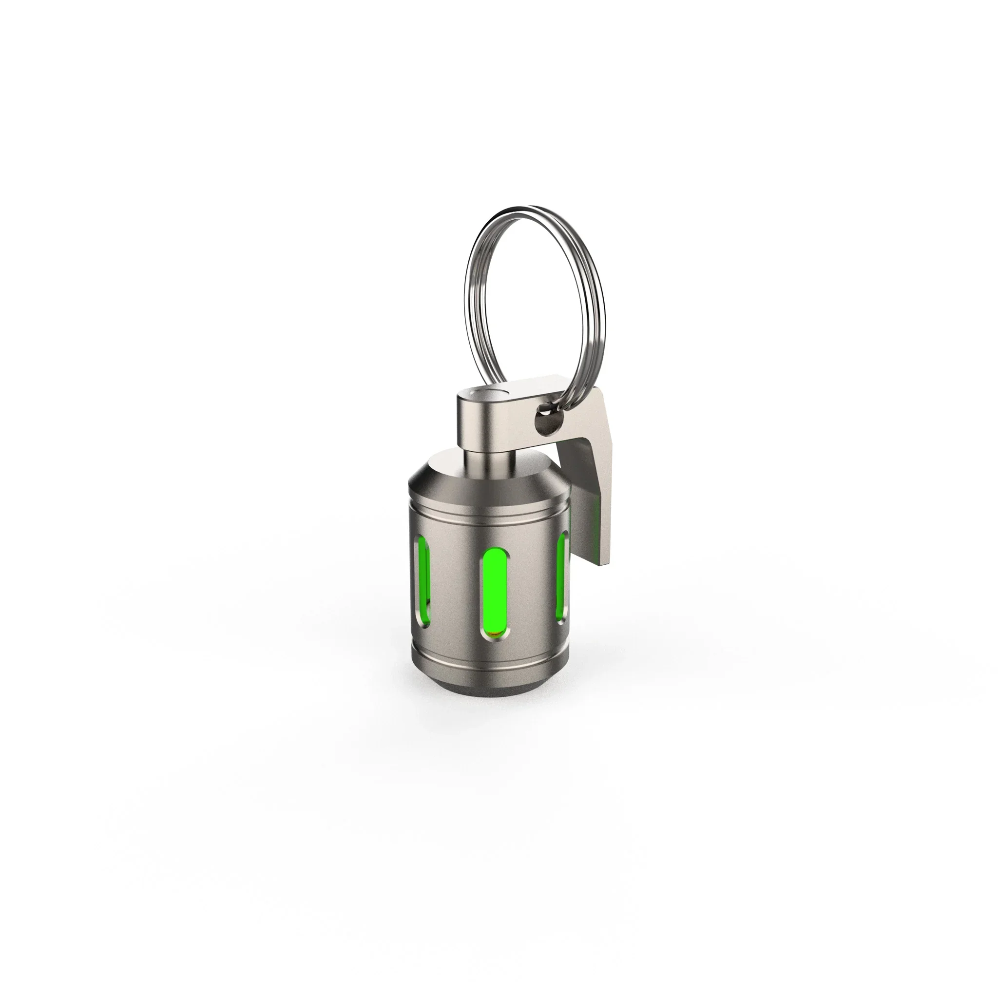 Titanium Grenade Keychain Glow Fob V2 - Image 4