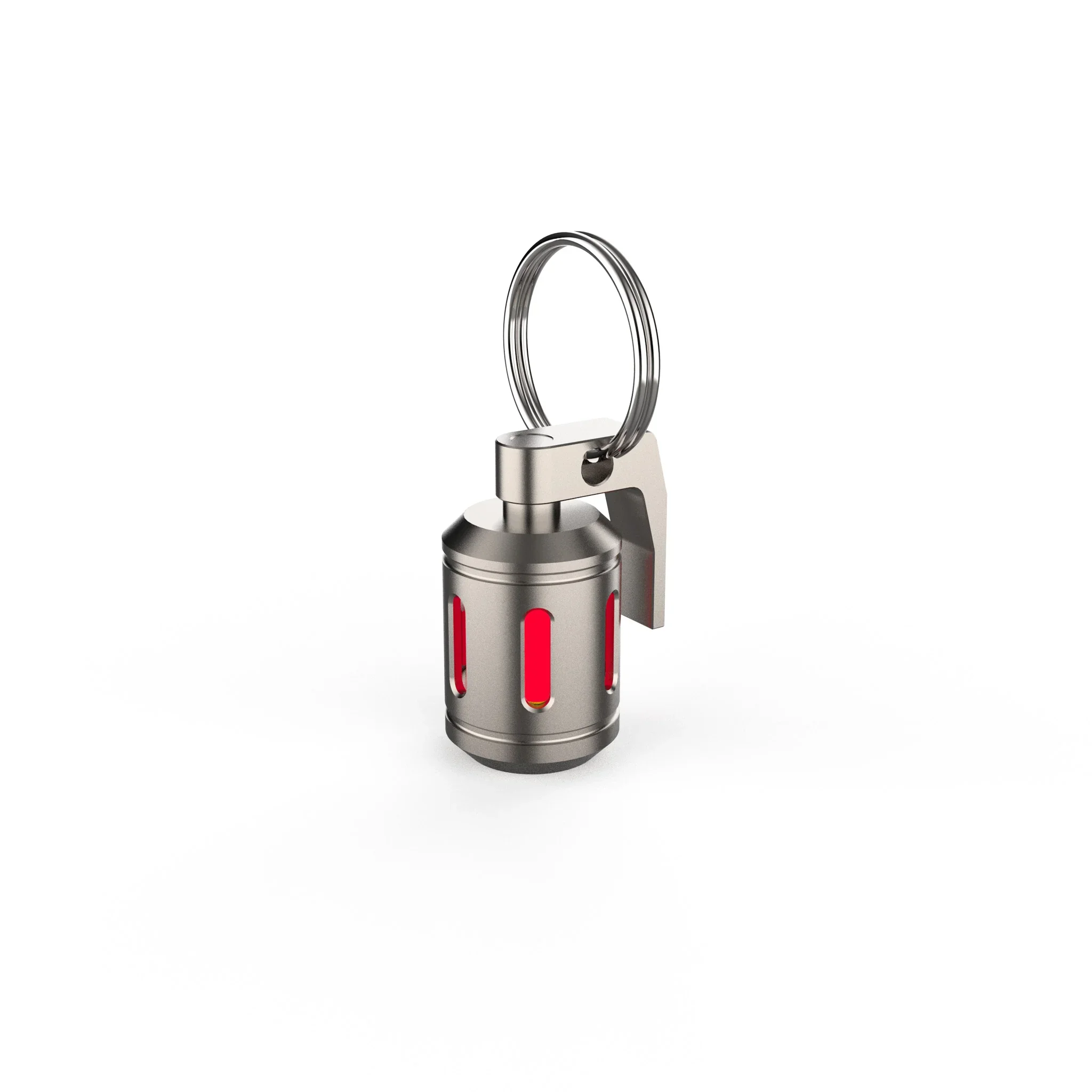 Titanium Grenade Keychain Glow Fob V2 - Image 6